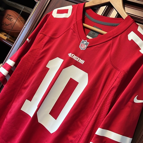 Like New NIKE NFL SF 49ers Classic Jimmy Quarterback GAROPPOLO #10 Red JERSEY! - Picture 2 of 9